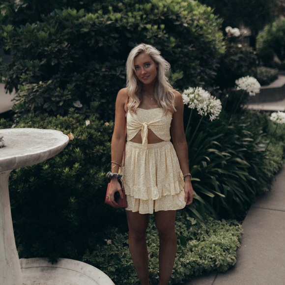 Abercrombie & Fitch Other - Yellow Skirt & Matching Top